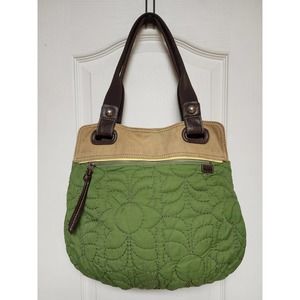 Vintage Fossil Quilted Tote Bag